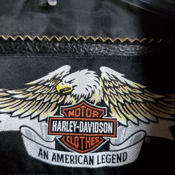 Harley-Davidson Black Leather Jacket - Picture 7 of 11